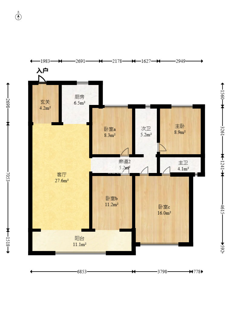 旭辉铂宸府  4室2厅2卫   145.00万