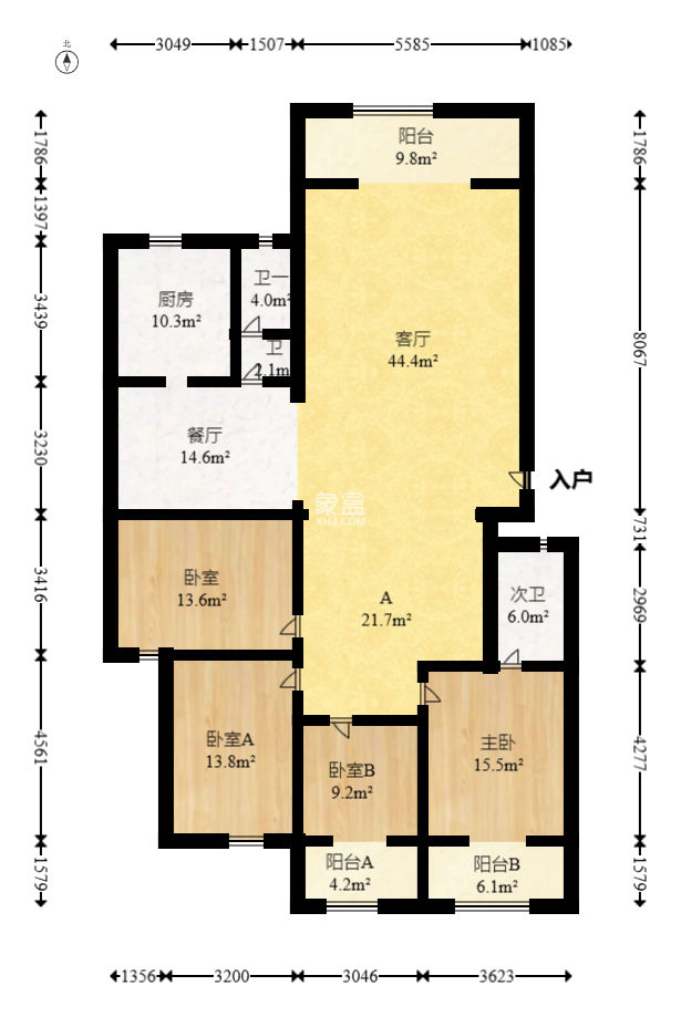 星兴佳园  4室2厅2卫   95.00万