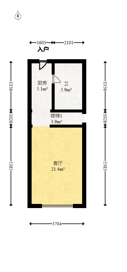太阳城  1室1厅1卫   28.00万室内图1