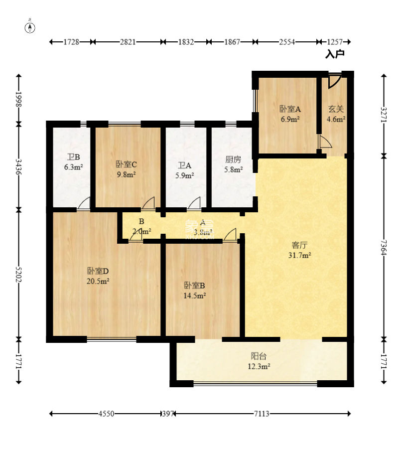 城发恒伟东风映1897  4室2厅1卫    210.0万 城发恒伟东风映1897  4室2厅1卫    210.0万