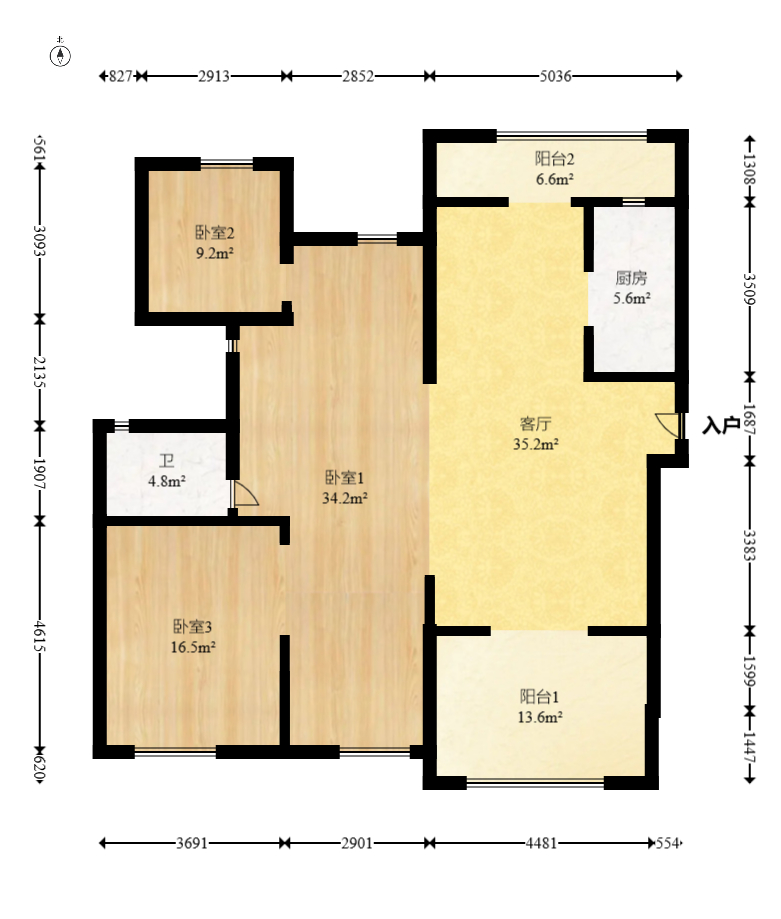 中交建发松雅院  4室2厅2卫    135.0万 中交建发松雅院  4室2厅2卫    135.0万户型图