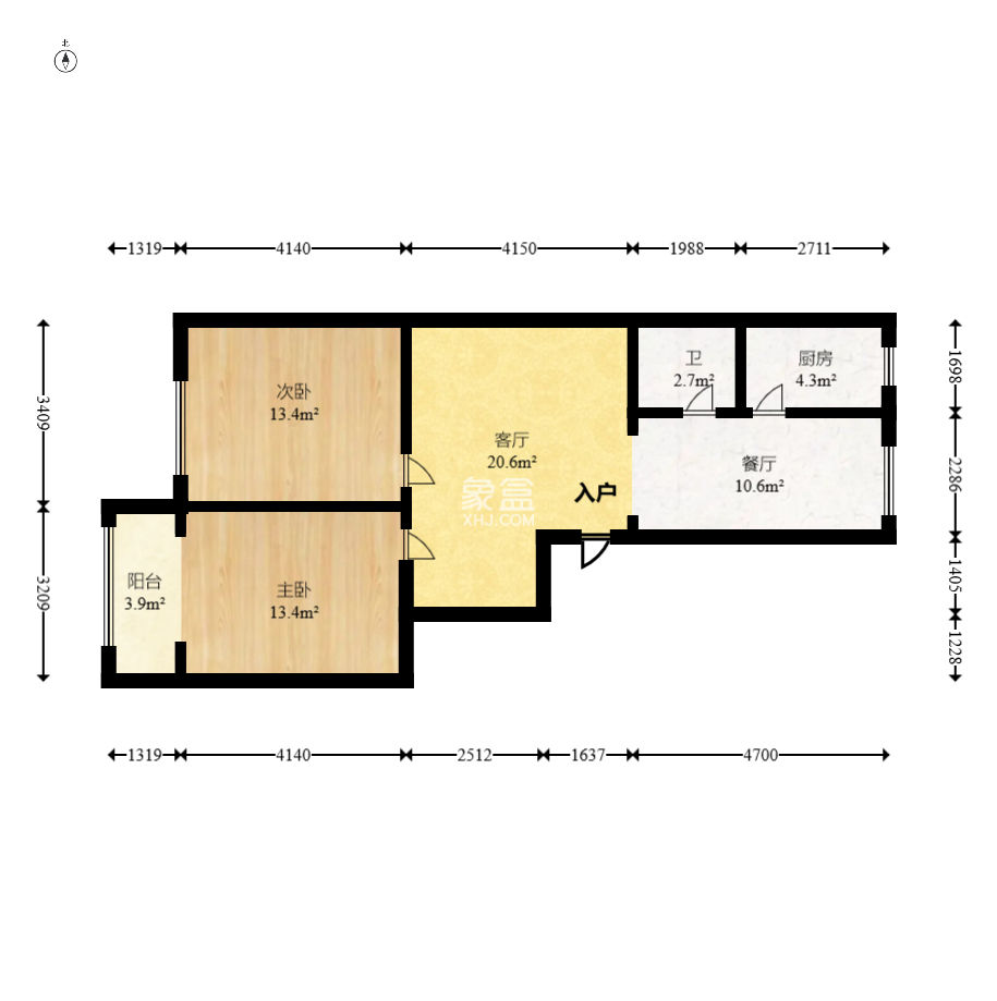 广泰家园  2室2厅1卫    38.0万