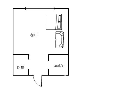 碧桂园 1室1厅0卫 1000.0元/月 碧桂园 1室1厅0卫 1000.0元/月户型图