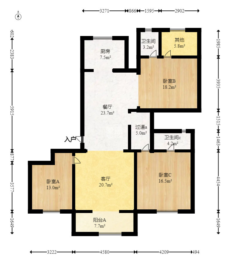 建发央玺（建发泱玺雅苑）  4室2厅2卫   285.00万