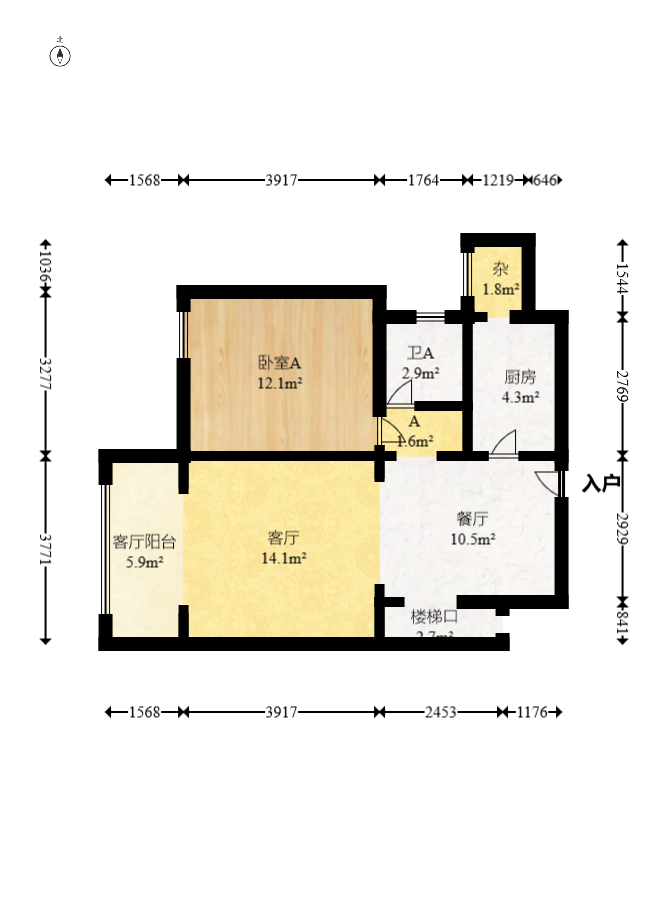 保利西海岸B区  3室2厅2卫    190.0万 保利西海岸B区  3室2厅2卫    190.0万户型图