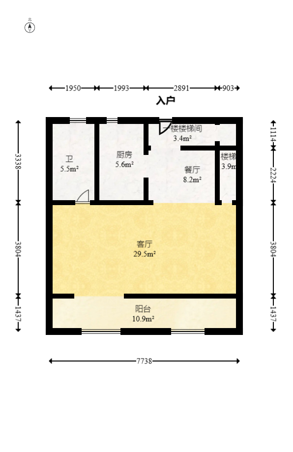 建发央著  4室2厅3卫   185.00万室内图1