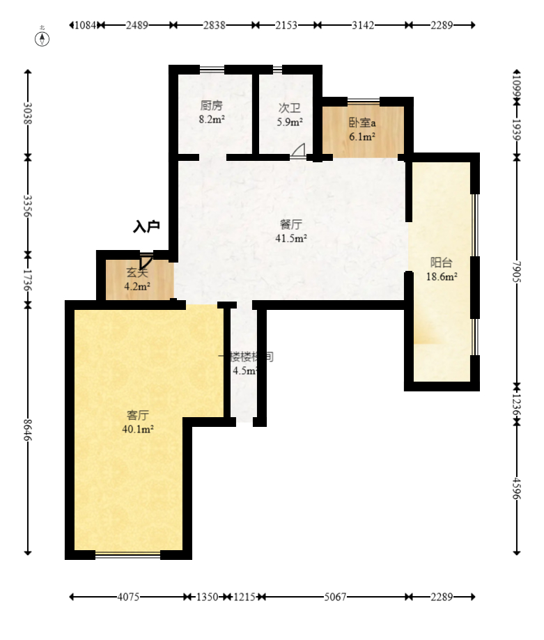 建发央著  4室2厅3卫   308.00万室内图1