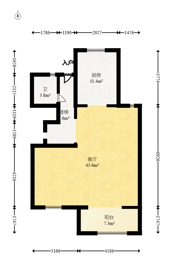 梦想麓隐天境 4室2厅2卫 200.0万 梦想麓隐天境 4室2厅2卫 200.0万户型图
