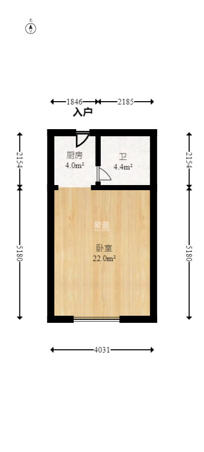 万芙锦城  1室1厅1卫   25.50万