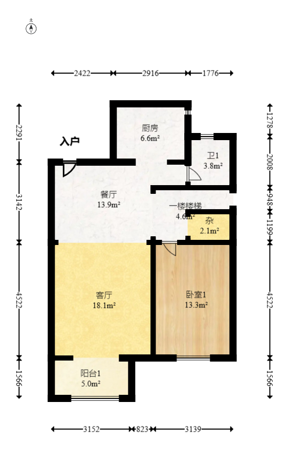 澳海谷山府  3室2厅3卫   69.80万室内图1