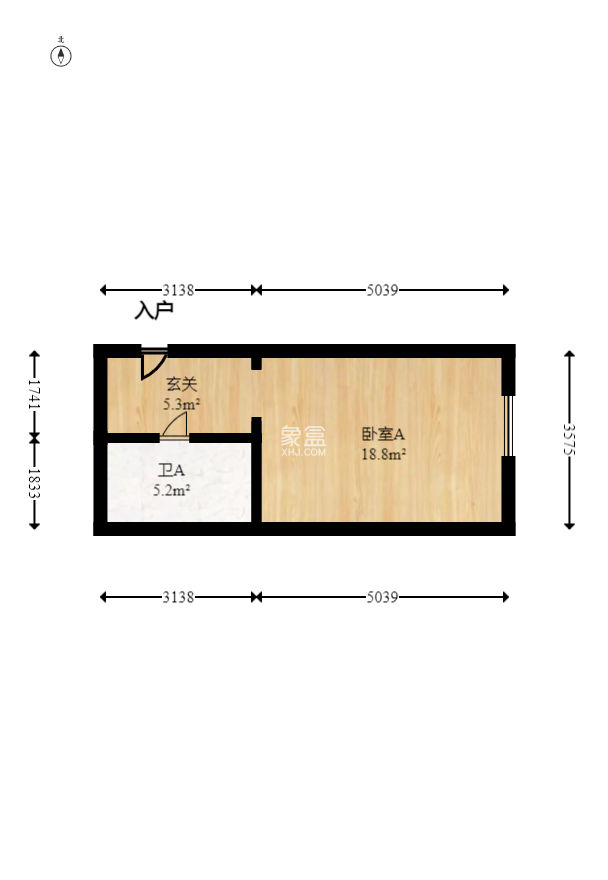 卓越中寰  2室1廳1衛(wèi)   38.80萬