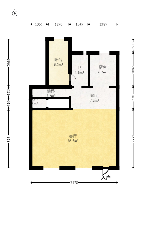 碧桂园翘楚棠  4室2厅3卫   200.00万室内图1