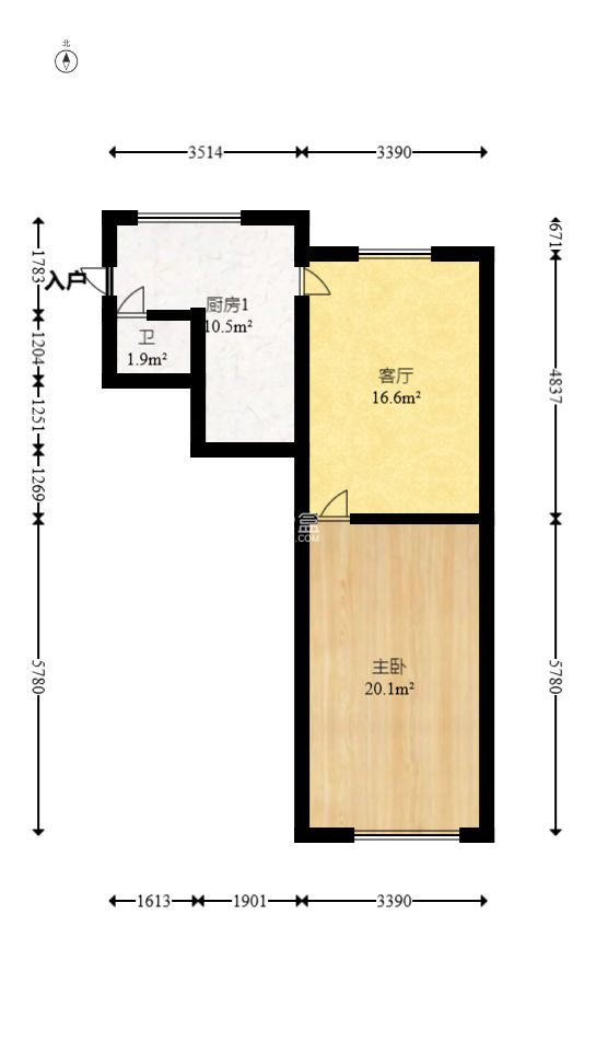 人民新村  2室1廳1衛(wèi)   35.00萬(wàn)