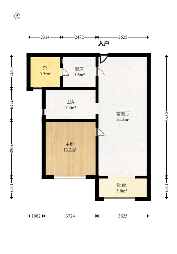 保利西海岸A区  4室2厅2卫    227.98万室内图1