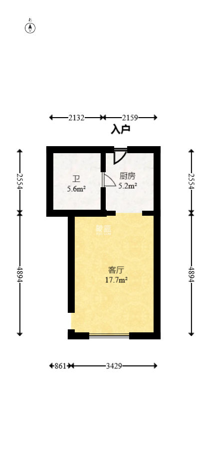 荣盛花语书苑  1室0厅0卫   33.50万