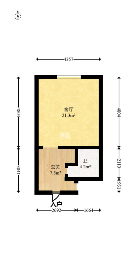 荣盛花语书苑  1室0厅0卫   30.00万