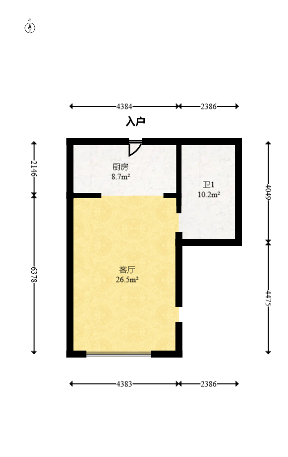 长燃润和天地(长润小区印湘江)  3室2厅2卫    51.8万 长燃润和天地(长润小区印湘江)  3室2厅2卫    51.8万户型图