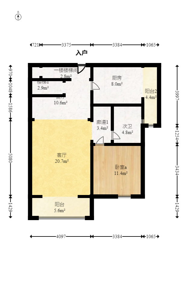 保利麓谷林语E区  4室2厅1卫    96.0万 保利麓谷林语E区  4室2厅1卫    96.0万户型图