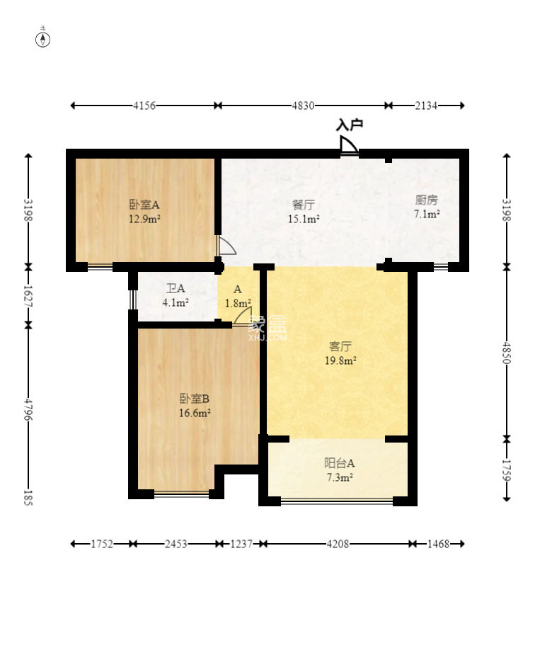 城南故事家园  2室1厅1卫   79.50万