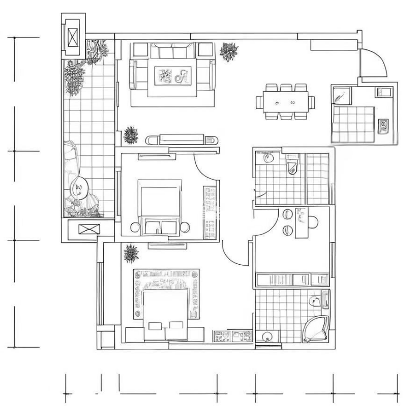 红盾雅园 3室2厅2卫 47.8万 红盾雅园 3室2厅2卫 47.8万室内图