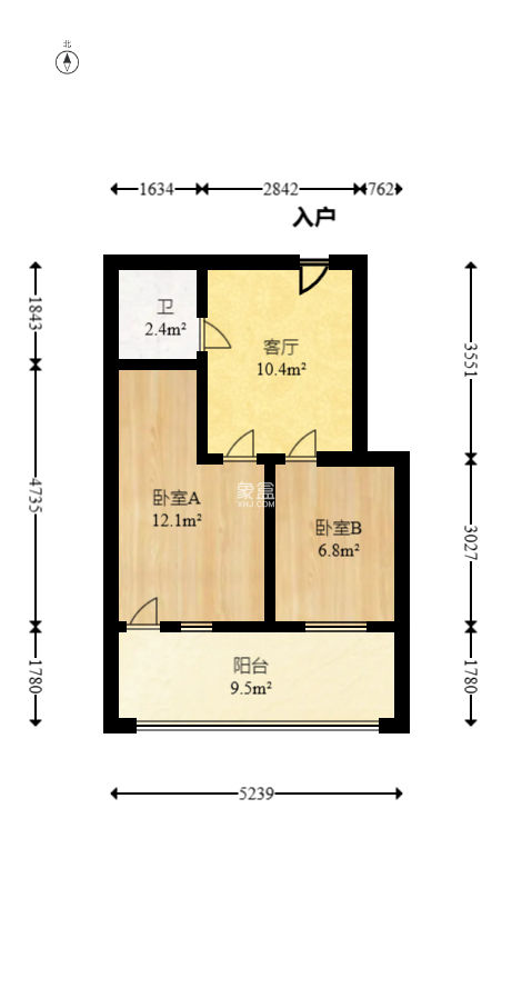 建安像素汇  2室1厅1卫   42.00万