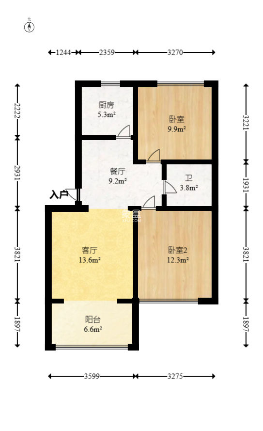 咸嘉新村嘉兴苑  2室2厅1卫    56.0万 咸嘉新村嘉兴苑  2室2厅1卫    56.0万