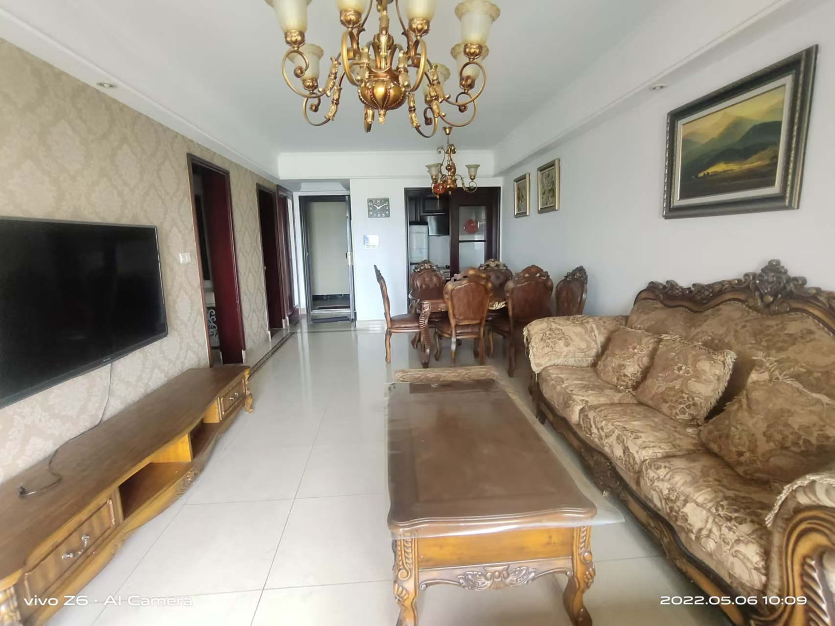 中海国际一期 3室2厅1卫 2200.0元/月 中海国际一期 3室2厅1卫 2200.0元/月室内图