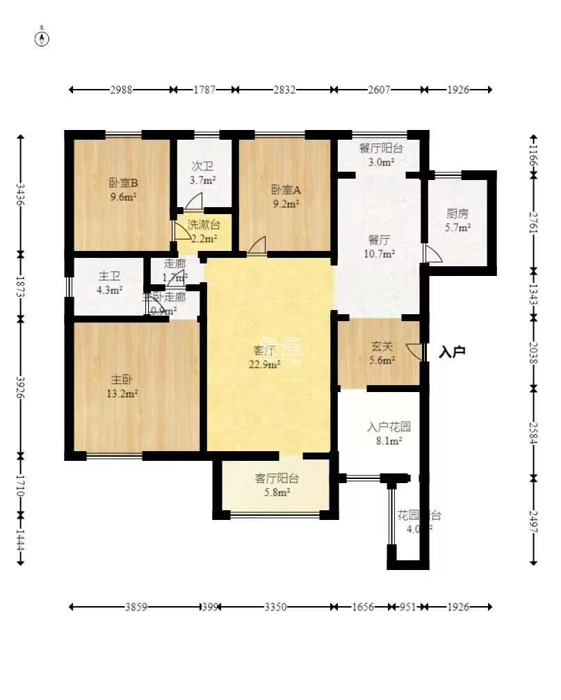 星城荣域  4室2厅1卫    132.0万其他