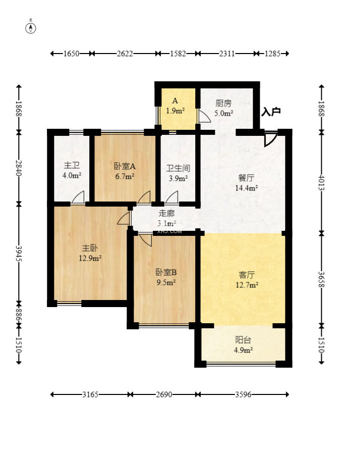 中建芙蓉嘉苑  3室2厅2卫   92.30万