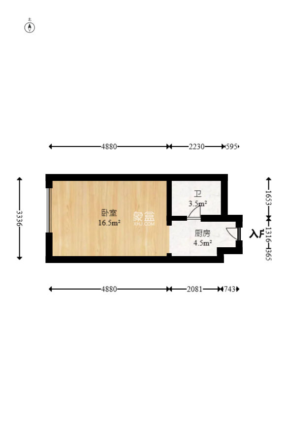 碧桂园城市之光  1室1厅1卫   25.00万