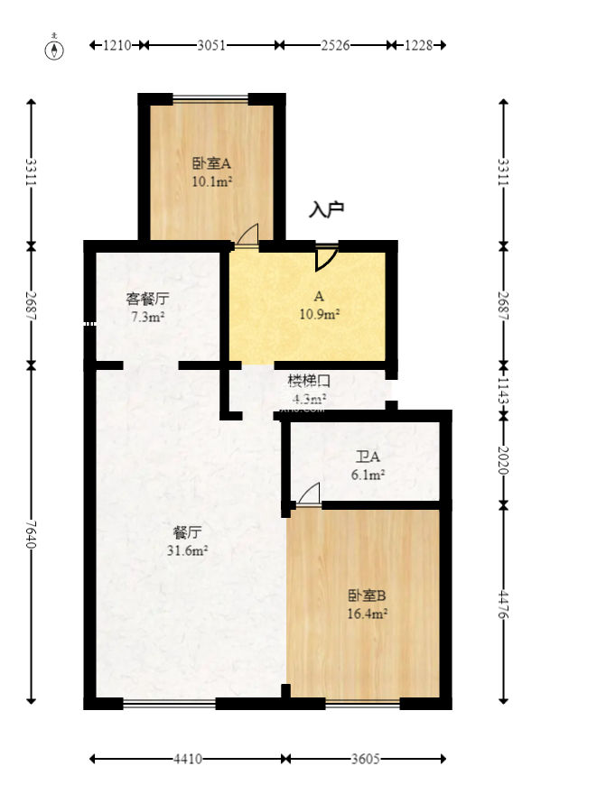 卓越中寰  5室3厅3卫   700.00万