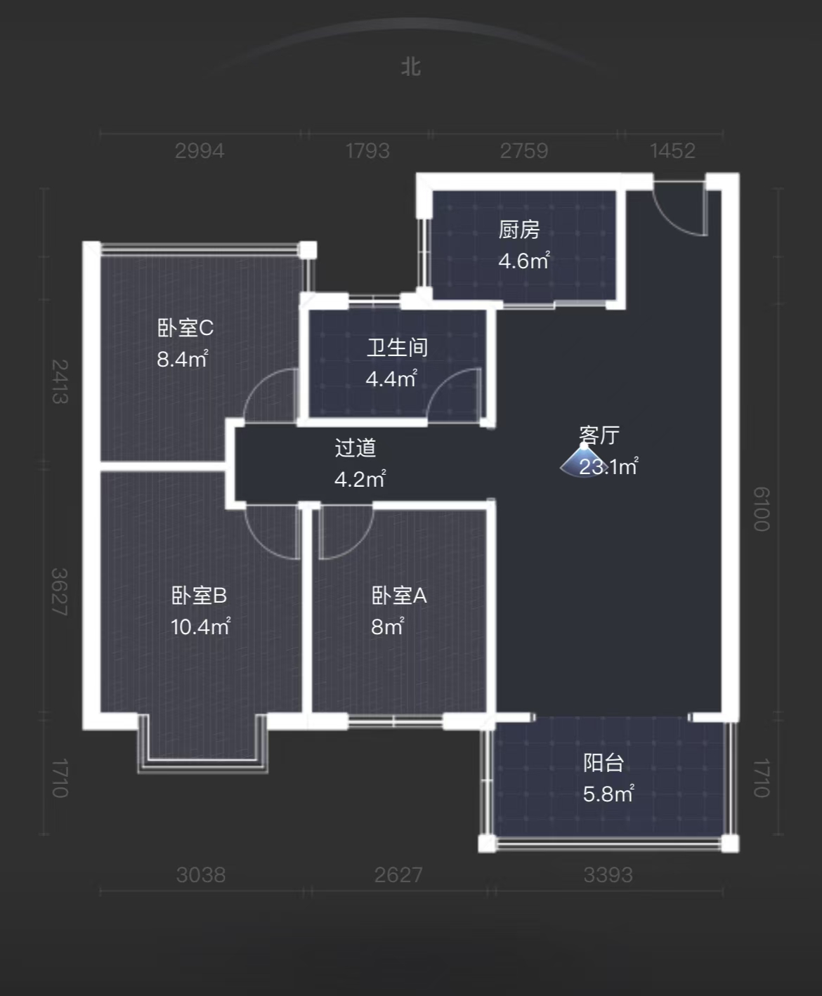 春藤小镇  3室2厅1卫   75.00万