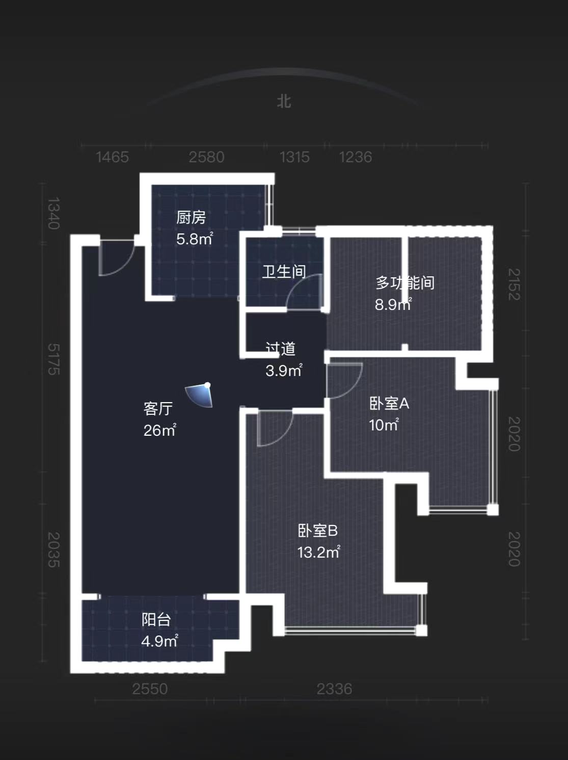 金轮津桥华府  3室2厅2卫   80.00万