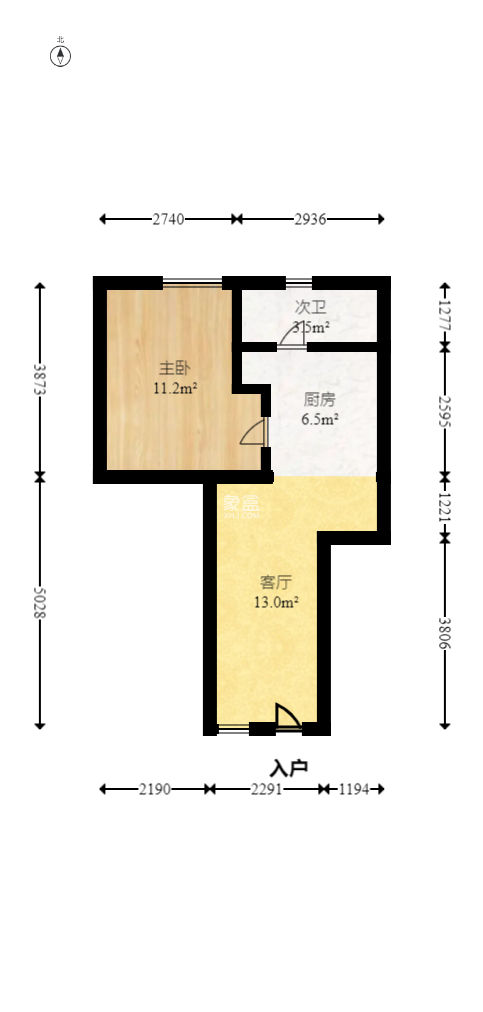 西城别院  1室1厅1卫    63.0万