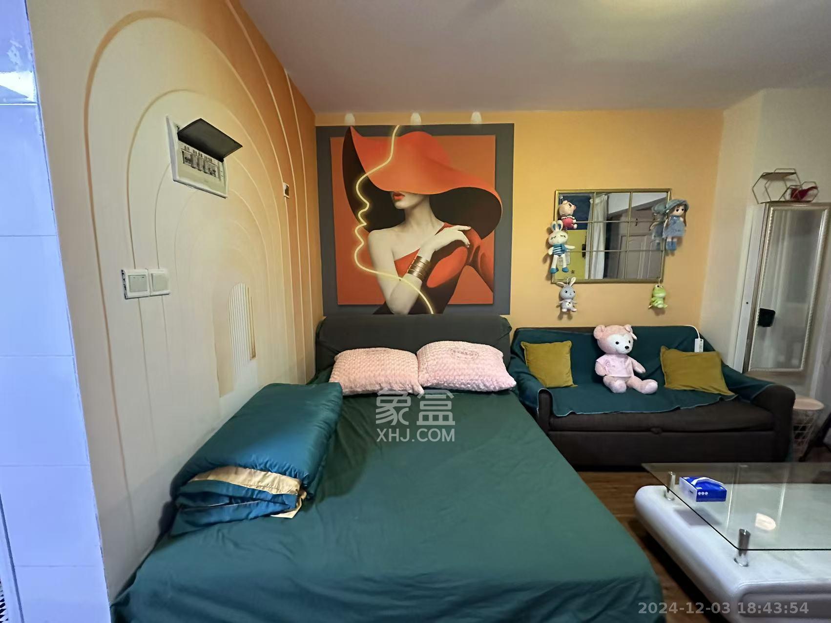 观园国际公寓 1室1厅1卫 2000.0元/月 观园国际公寓 1室1厅1卫 2000.0元/月室内图