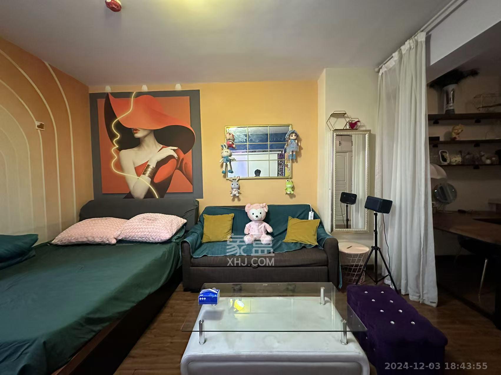 观园国际公寓 1室1厅1卫 2000.0元/月 观园国际公寓 1室1厅1卫 2000.0元/月室内图