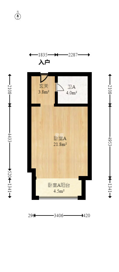 当代滨江MOMA  1室0厅0卫   30.00万