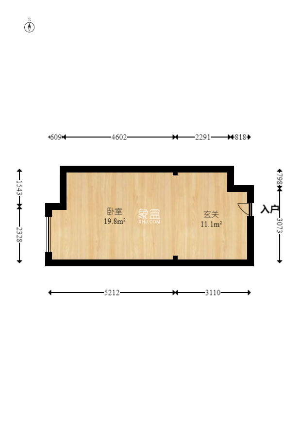 绿地V岛  1室1厅1卫   33.00万