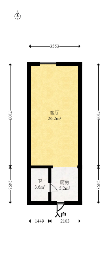 尚都花园城  1室1厅1卫    17.8万 尚都花园城  1室1厅1卫    17.8万户型图