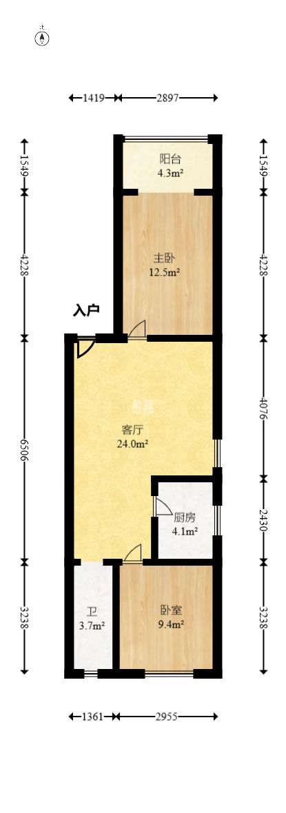 仁和苑  2室1廳1衛(wèi)   30.00萬