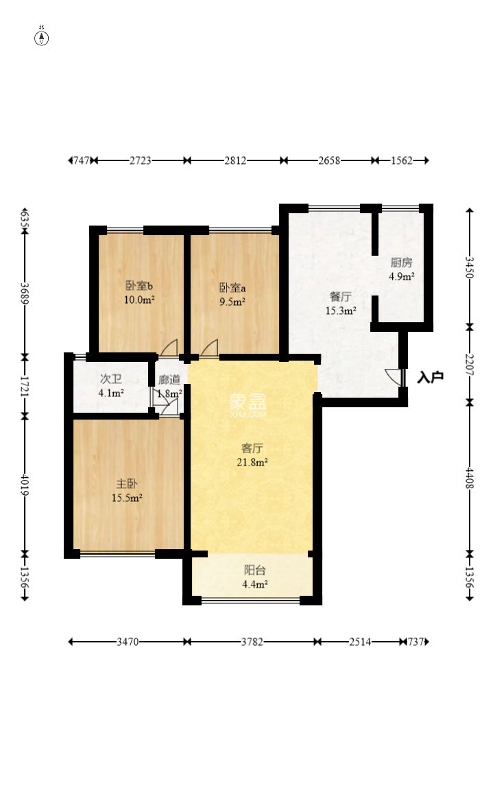 保利麓谷林语F区  3室2厅1卫   98.00万