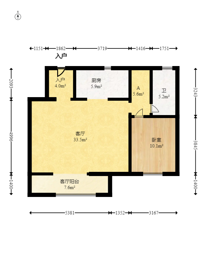金地艺境 4室2厅2卫 169.0万 金地艺境 4室2厅2卫 169.0万户型图