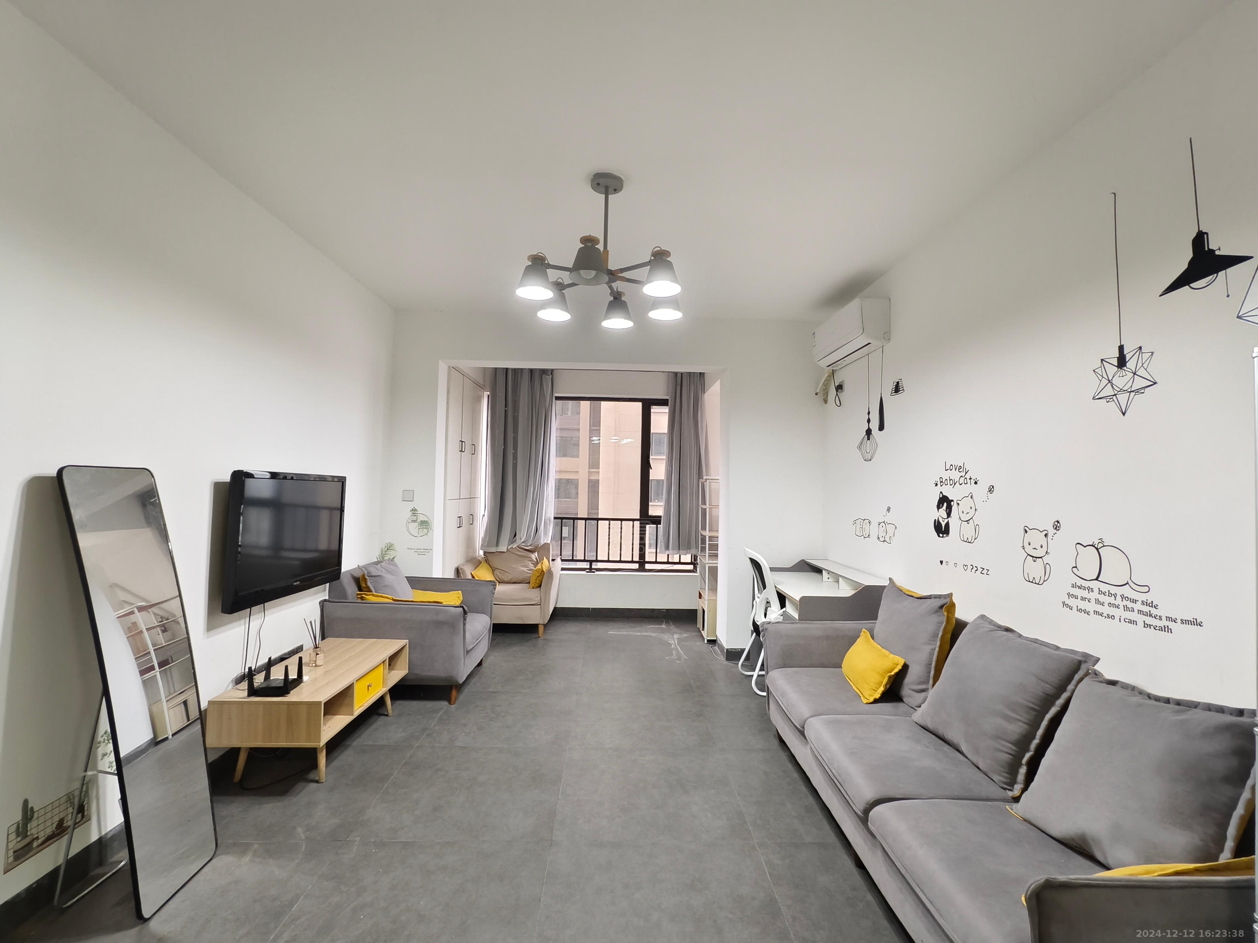 中泰财富湘江 2室1厅1卫 2100.0元/月 中泰财富湘江 2室1厅1卫 2100.0元/月室内图