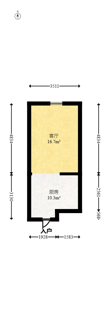 碧桂园翘楚棠  1室1厅1卫    20.0万 碧桂园翘楚棠  1室1厅1卫    20.0万户型图