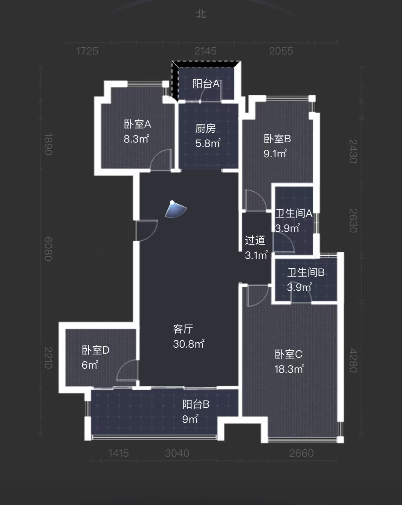 金科集美雅郡  4室2厅2卫   69.80万