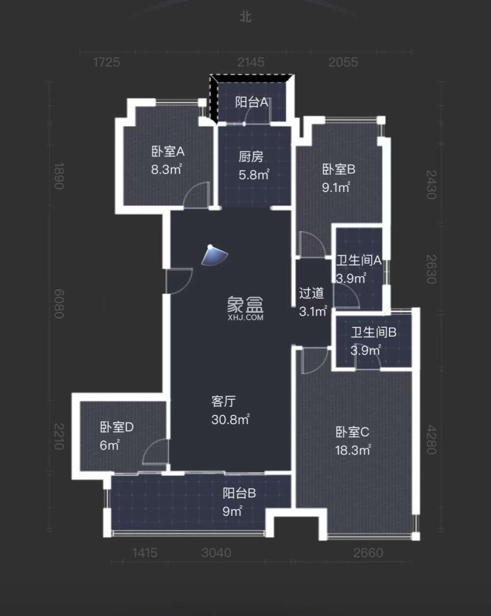 金科集美雅郡  4室2厅2卫   69.80万