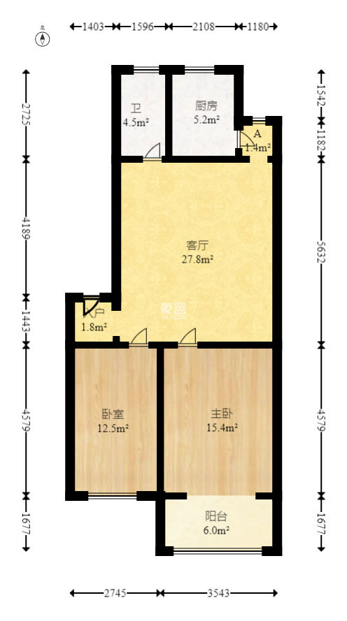 湘绣城  2室2厅1卫   35.80万