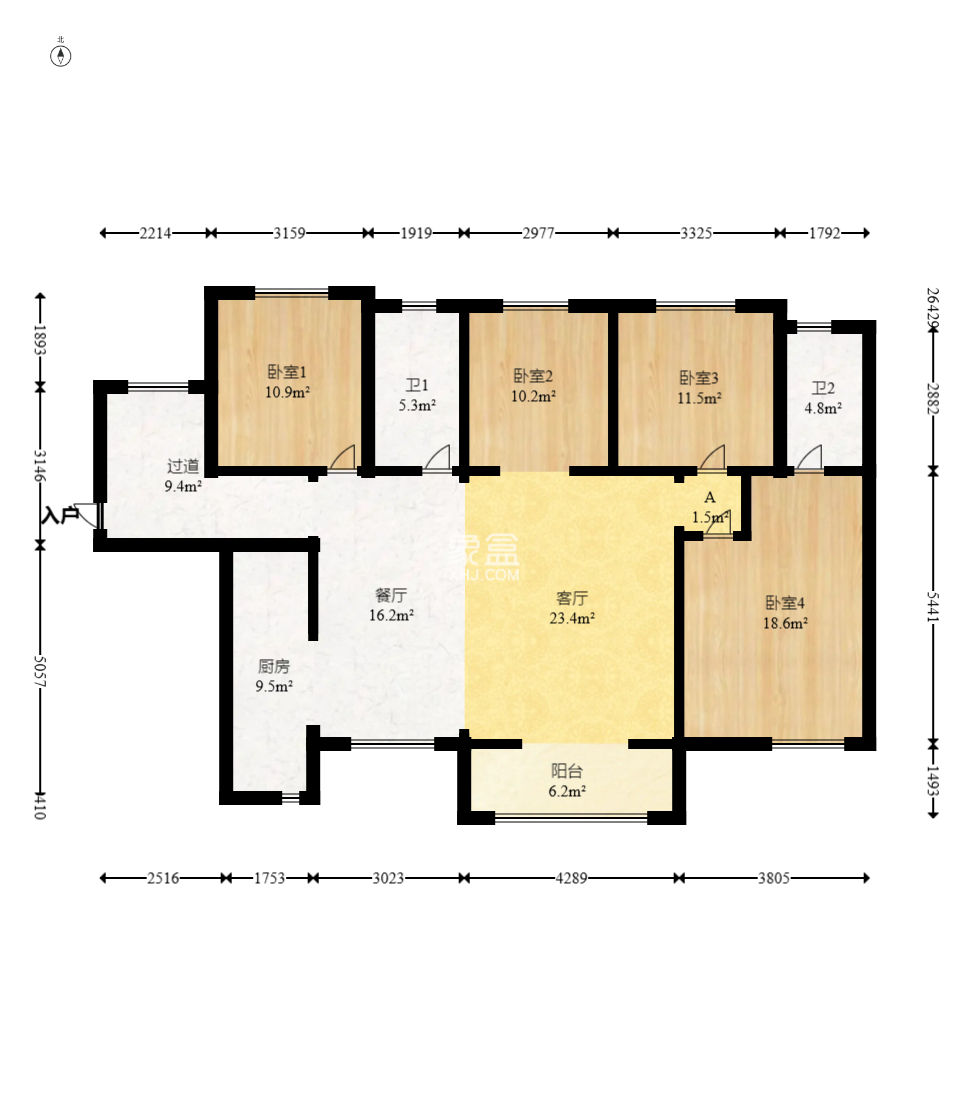 润和之悦（金泽园）  4室2厅2卫    99.8万