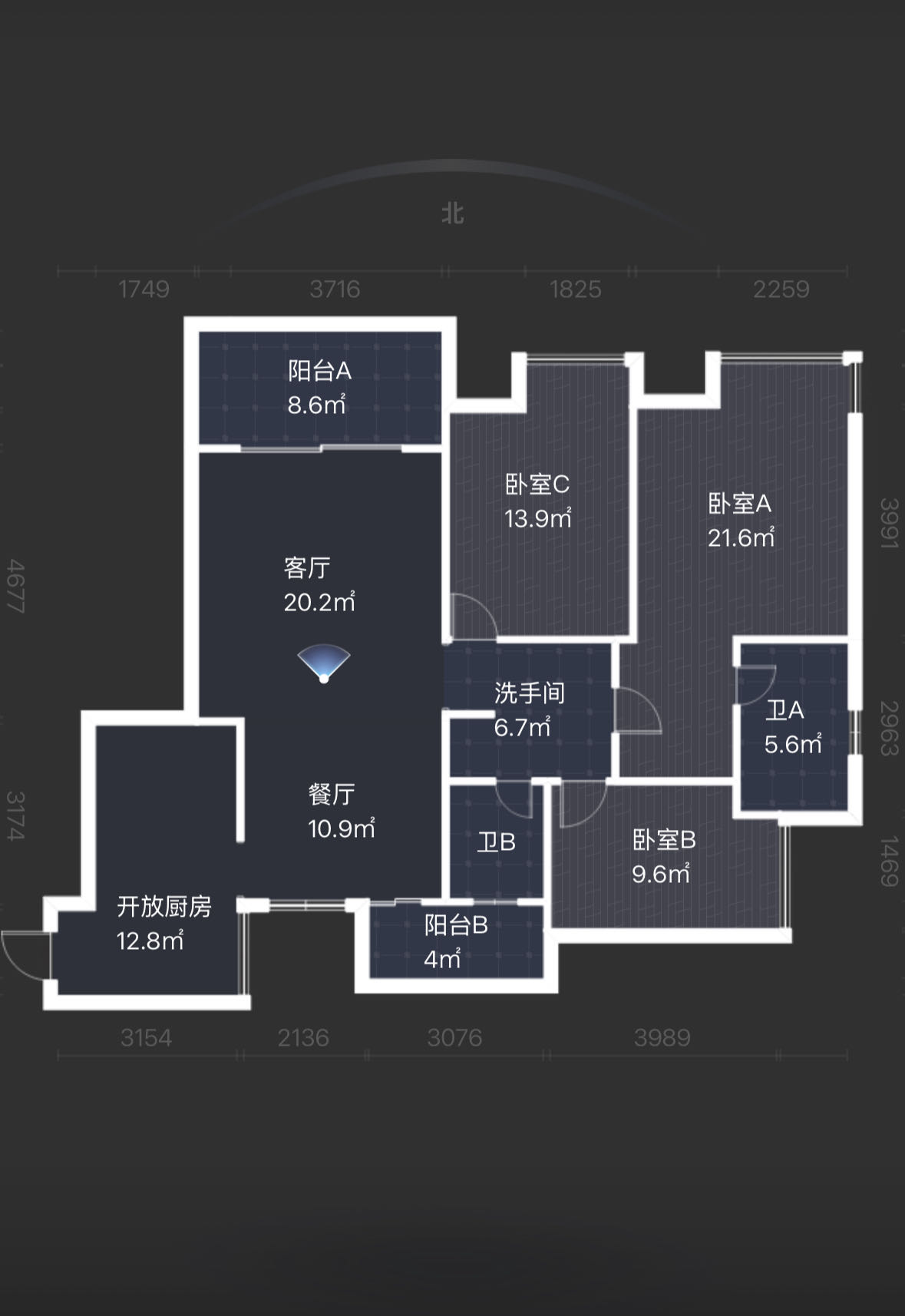 颐养公社阳光城  3室2厅2卫    195.0万 颐养公社阳光城  3室2厅2卫    195.0万户型图