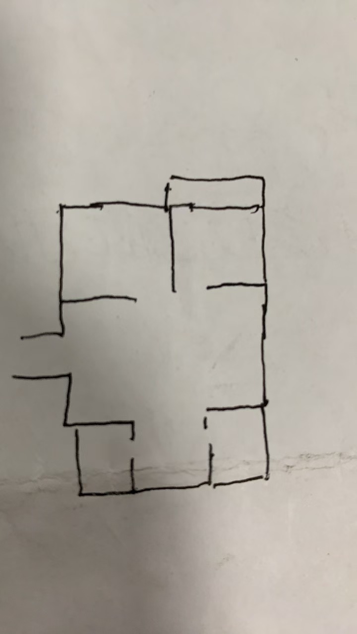 丁字街散盘 3室2厅1卫 1100.0元/月 丁字街散盘 3室2厅1卫 1100.0元/月户型图